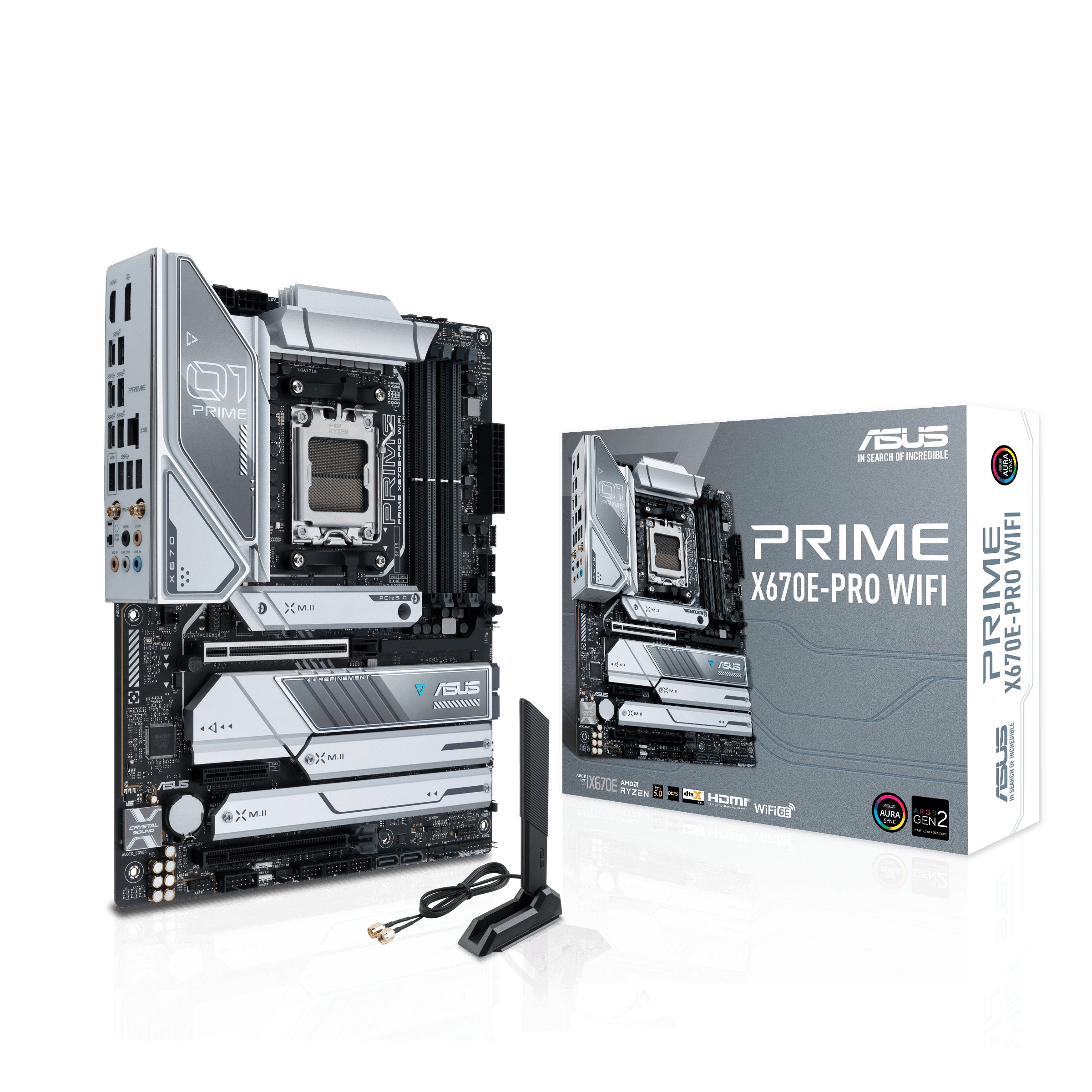ASUS PRIME X670E-PRO WIFI AMD Ryzen AM5 DDR5 Motherboard ASUS PRIME X670E-PRO WIFI AMD Ryzen AM5 DDR5 Motherboard